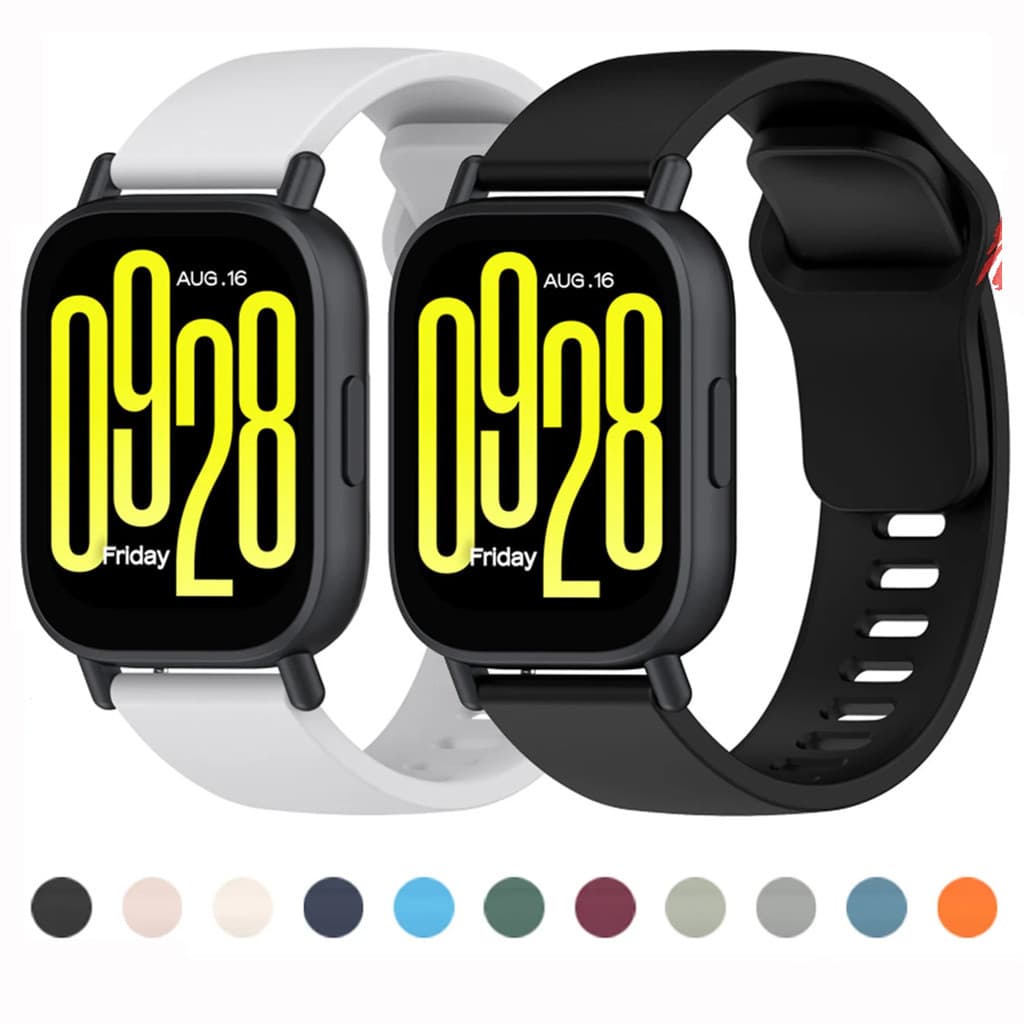 Pulseira 22mm de Silicone para Xiaomi Redmi Watch 5 Active / Redmi Watch 5 Lite