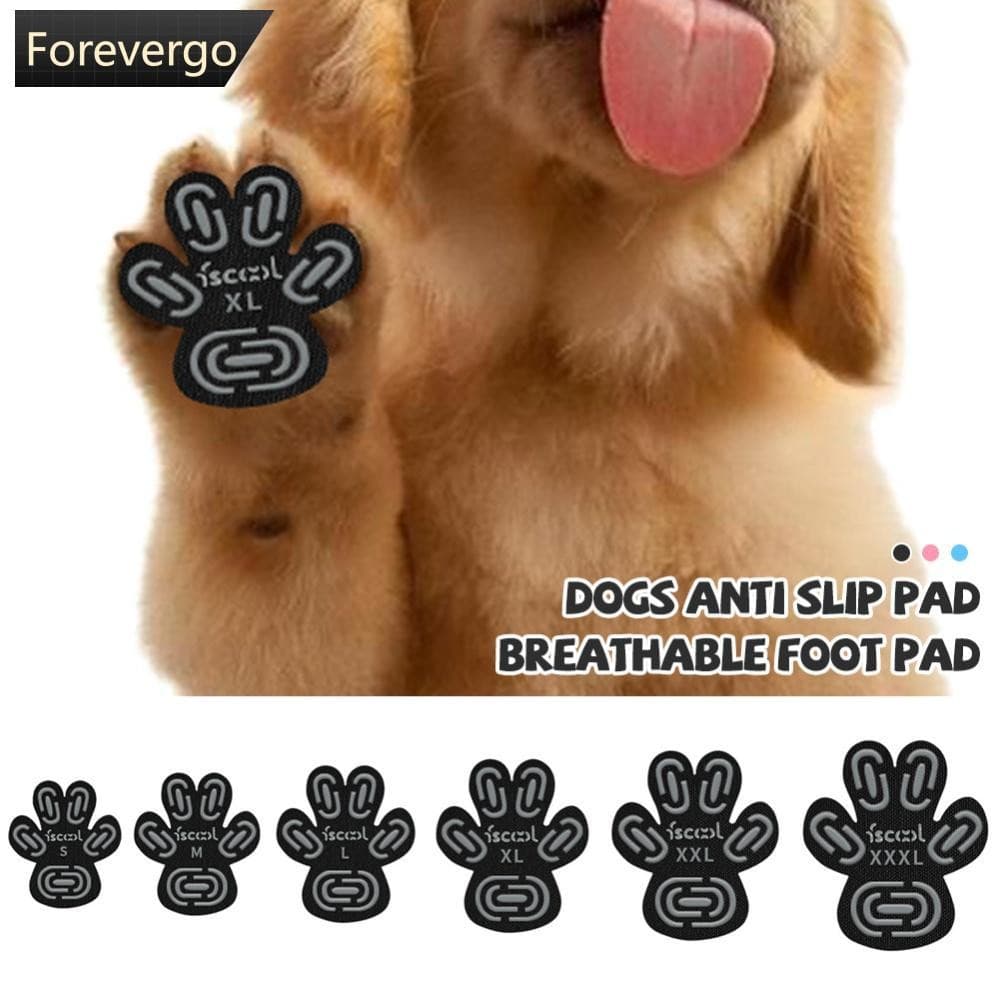 FOREVERGO 4 Pçs Cão Antiderrapante Pé Remendo Pata Apertos Almofadas De Tração Adesivos De Proteção De Com Adesivo Mais
