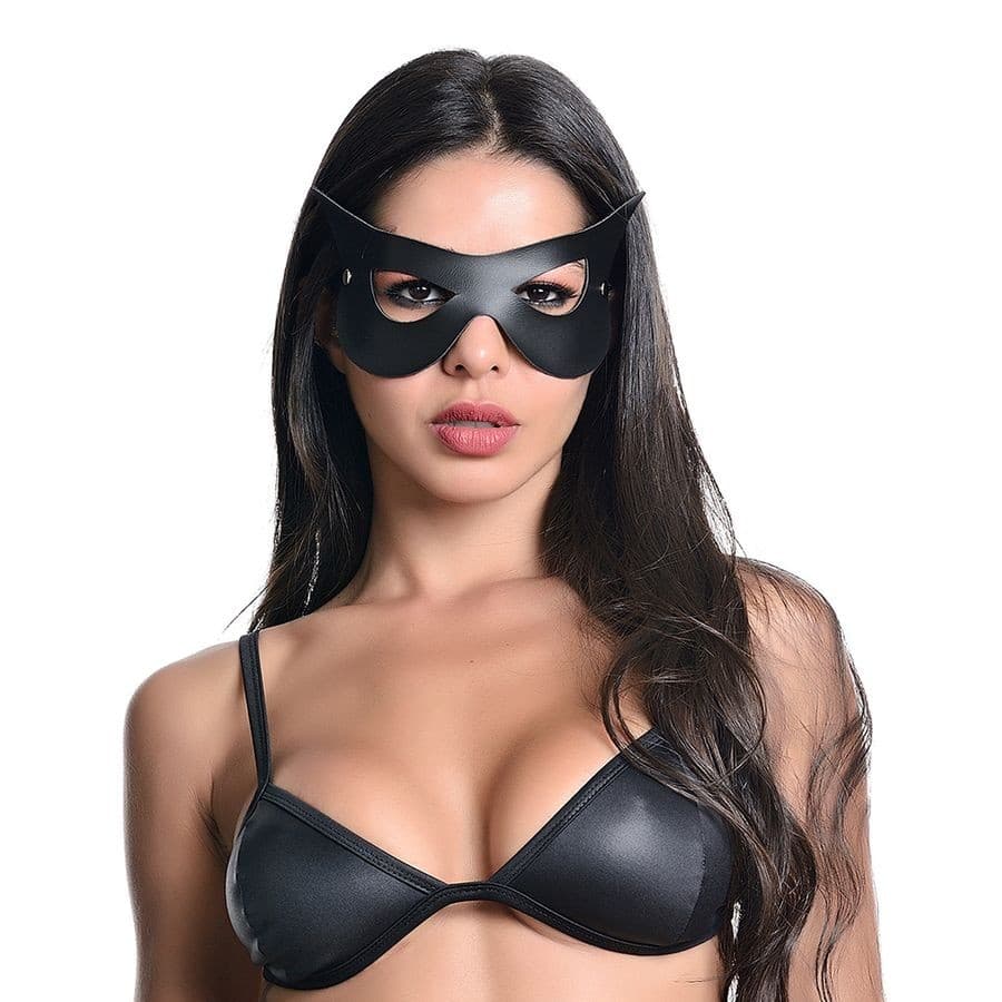 Máscara Mulher Gato Com Forro Aveludado Ideal para Festas, Cosplay e Eventos Temáticos