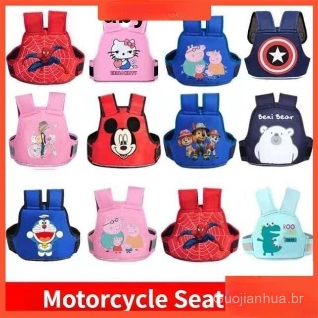 Colete Infantil Para Motoprotetor De Motociclismo Ajustável Anti-Falhas Motociclistas Infantis De 33