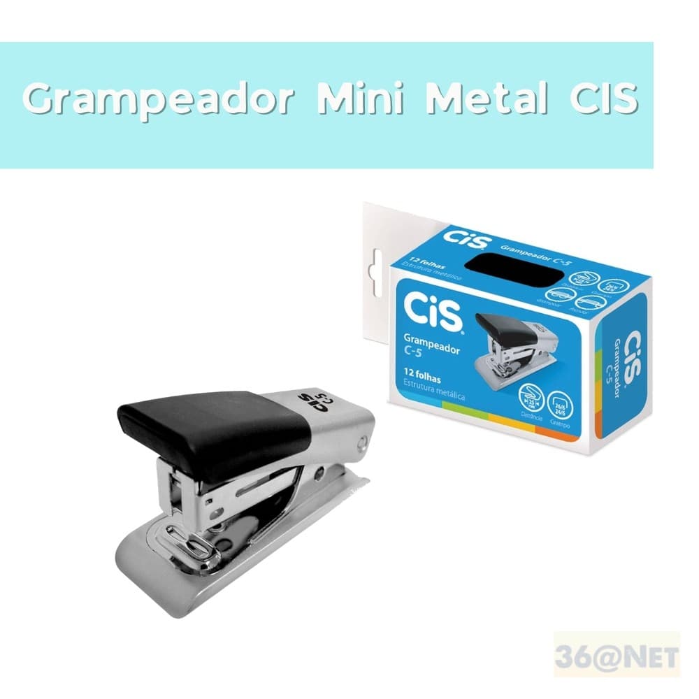 MINI GRAMPEADOR CIS EM METAL 12 FOLHAS