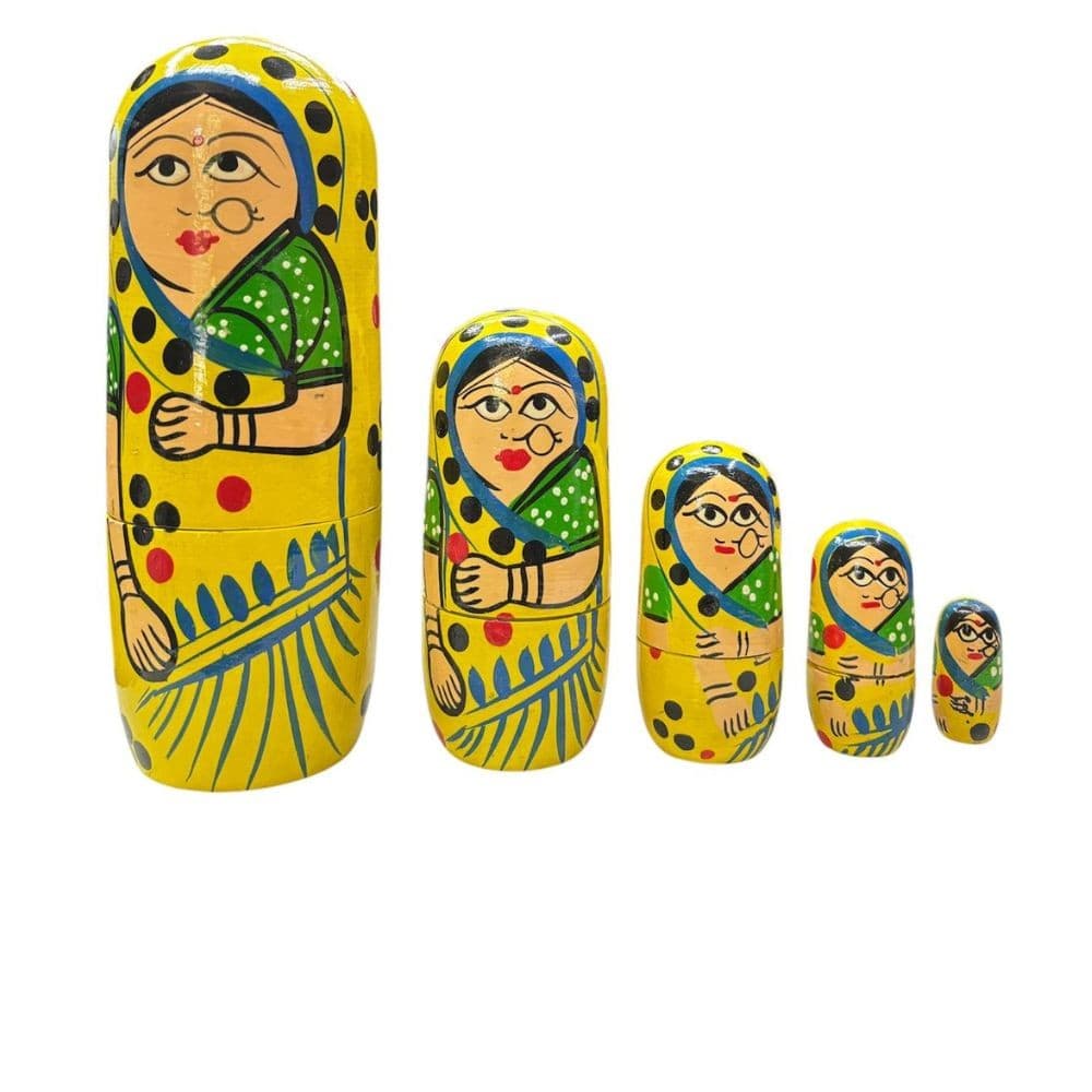 Matrioska- Conjunto Bonecas De Madeira- Boneca Russa