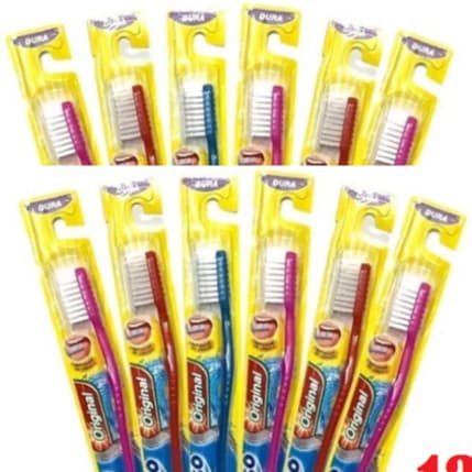 Kit com 6 Un Escova Dental Sorriso Dura