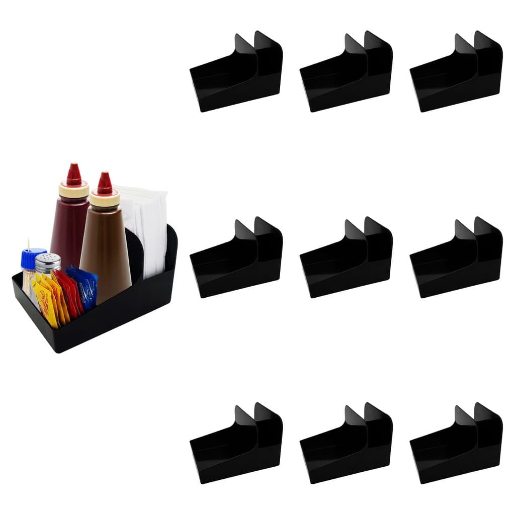 10 Porta Guardanapo Galheteiro Mesa De Bares E Restaurantes Com suporte para Bisnagas e Guardanapo