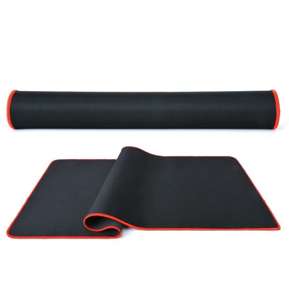 MousePad Gamer Speed  Borda Vermelha Costurada 70 X 30 X 0.3cm