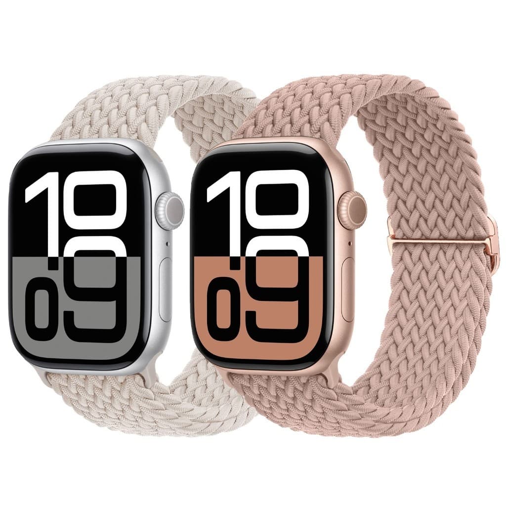 Pulseira de Nylon para Apple Watch Series 11 10 9 8 7 6 5 SE 3 2 Ultra 3 2 49mm 45mm 45mm 41mm 38mm 46mm 42mm