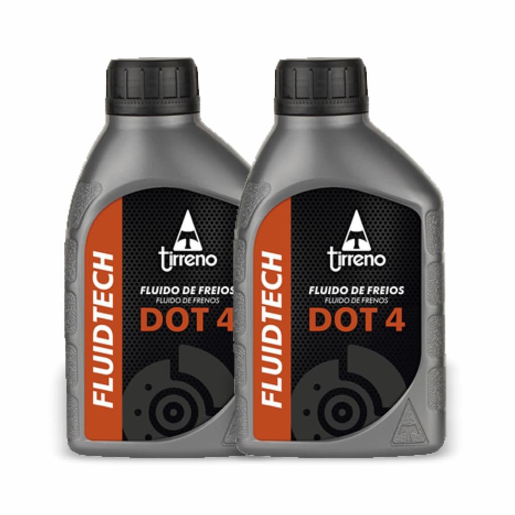 KIT 2 UNIDADES OLEO FREIO DOT 4 TIRRENO 500ML