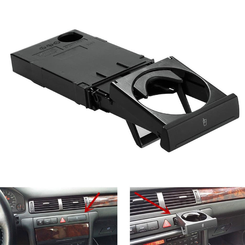 Porta-Copos SR-Auto Dobrável Antiderrapante 4B0862534D Para Audi C5 A6 98-05