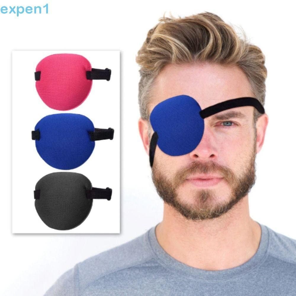 EXPEN Tapa-Olho Único , Capa De Ajustável Em 3D , Máscara De Ambliopia Macia Respirável