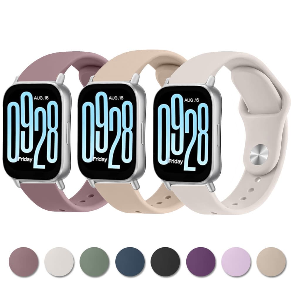 Pulseira de Silicone de 22mm para Xiaomi Redmi Watch 5 Active / Redmi Watch 5 Lite