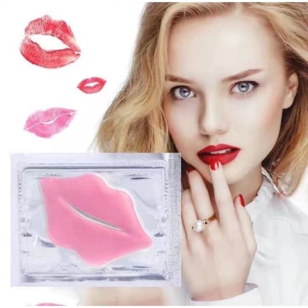 Kit 10 Máscara Labial De Hidrogel com Colágeno Nutritivo Hidratante