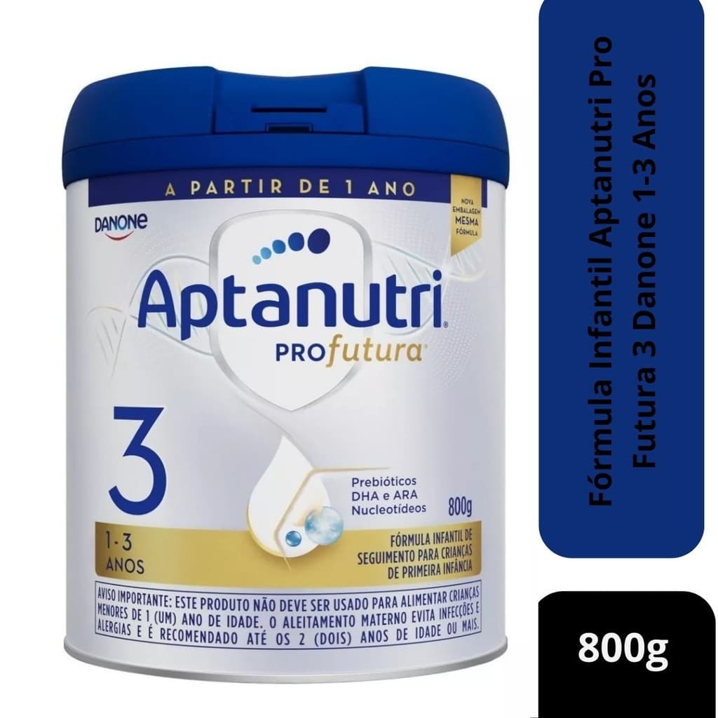 Fórmula Infantil Aptanutri Pro Futura 3 Danone 1-3 Anos 800g