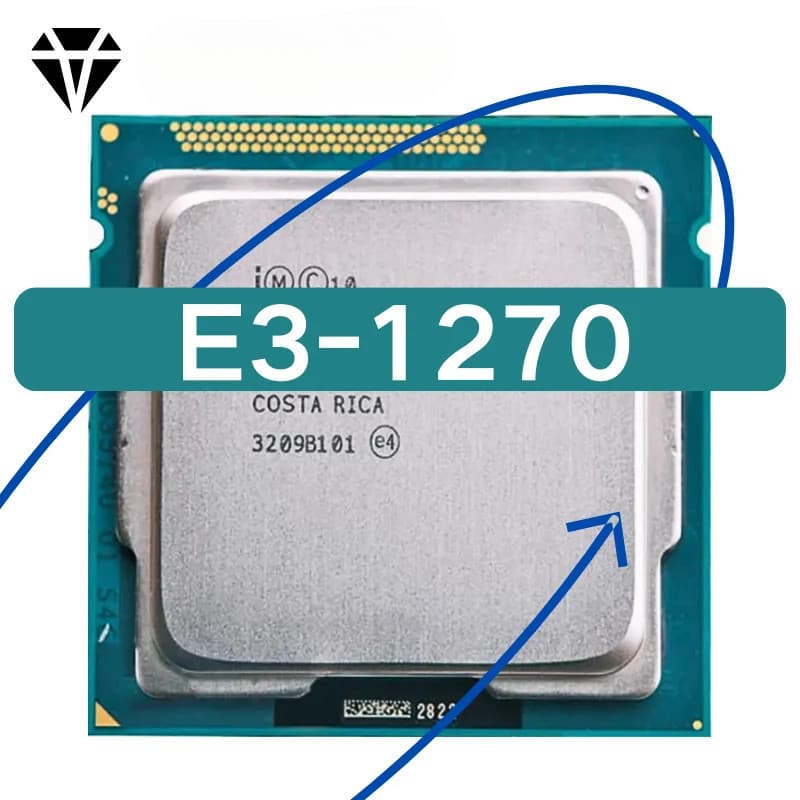 Xeon E3-1270 E3 1270 3,4 GHz Usado Quad-Core 8M 80W LGA 1155