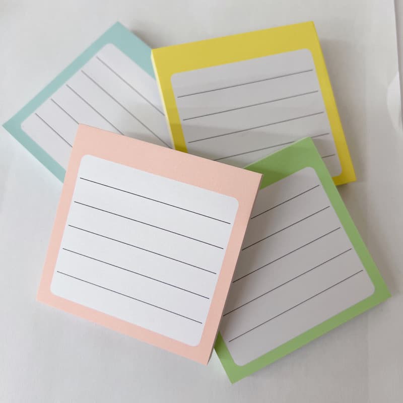 Kit 2 Blocos de Notas Adesivas com 200 Folhas 76x76mm