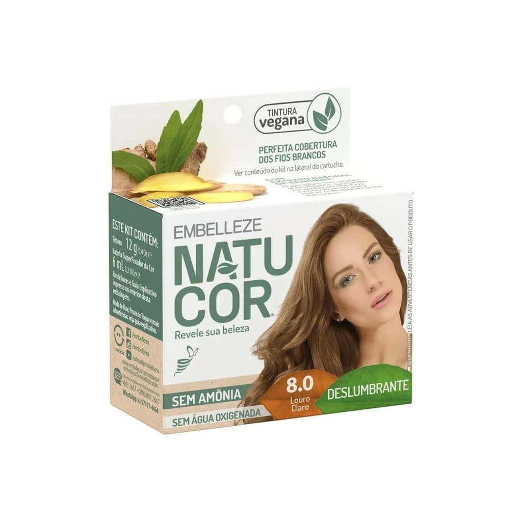 EMBELLEZE TINTA NATUCOR 8.0 LOURO CLARO