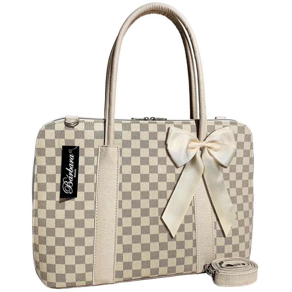 Maleta Pasta Executiva Feminina Notebook Bolsa Social Documento Com Laço