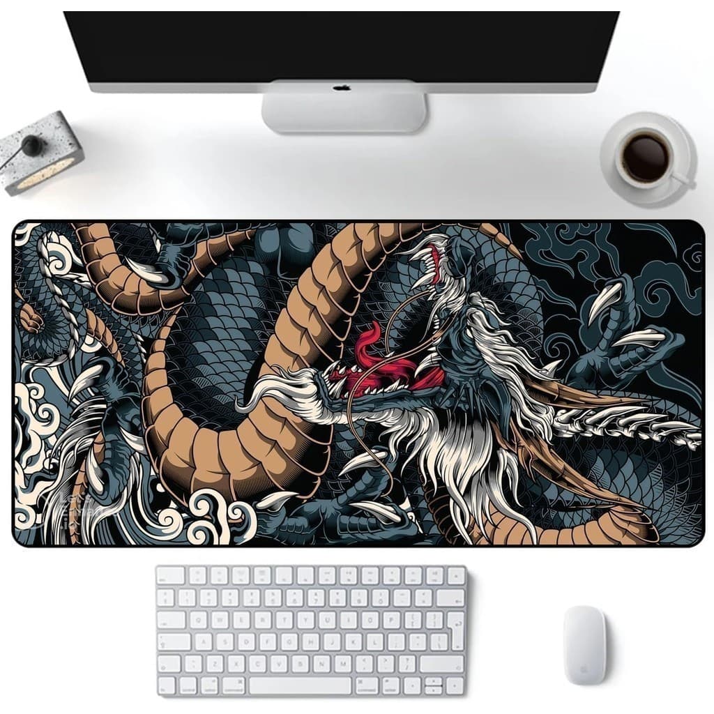 Mouse Pad Gamer PROFISSIONAL Dragão  Extra Grande 90x40 70x30 Personalizado PROMOÇÃO ENVIO IMEDIATO