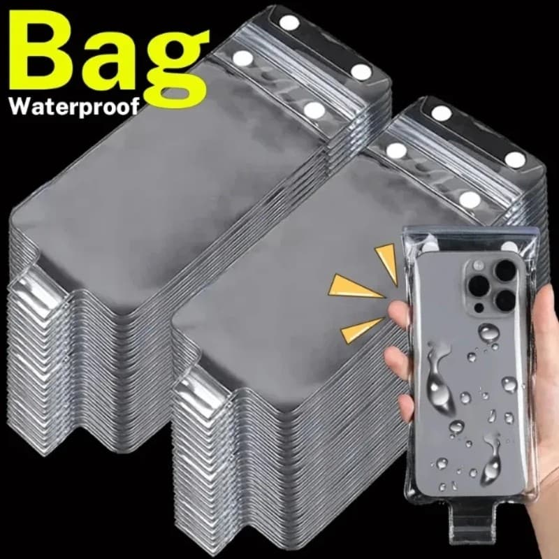 Sacos De Telefones Celulares Transparentes À Prova D'água Subaquáticos Universal Summer Swimming Phone Protector Case