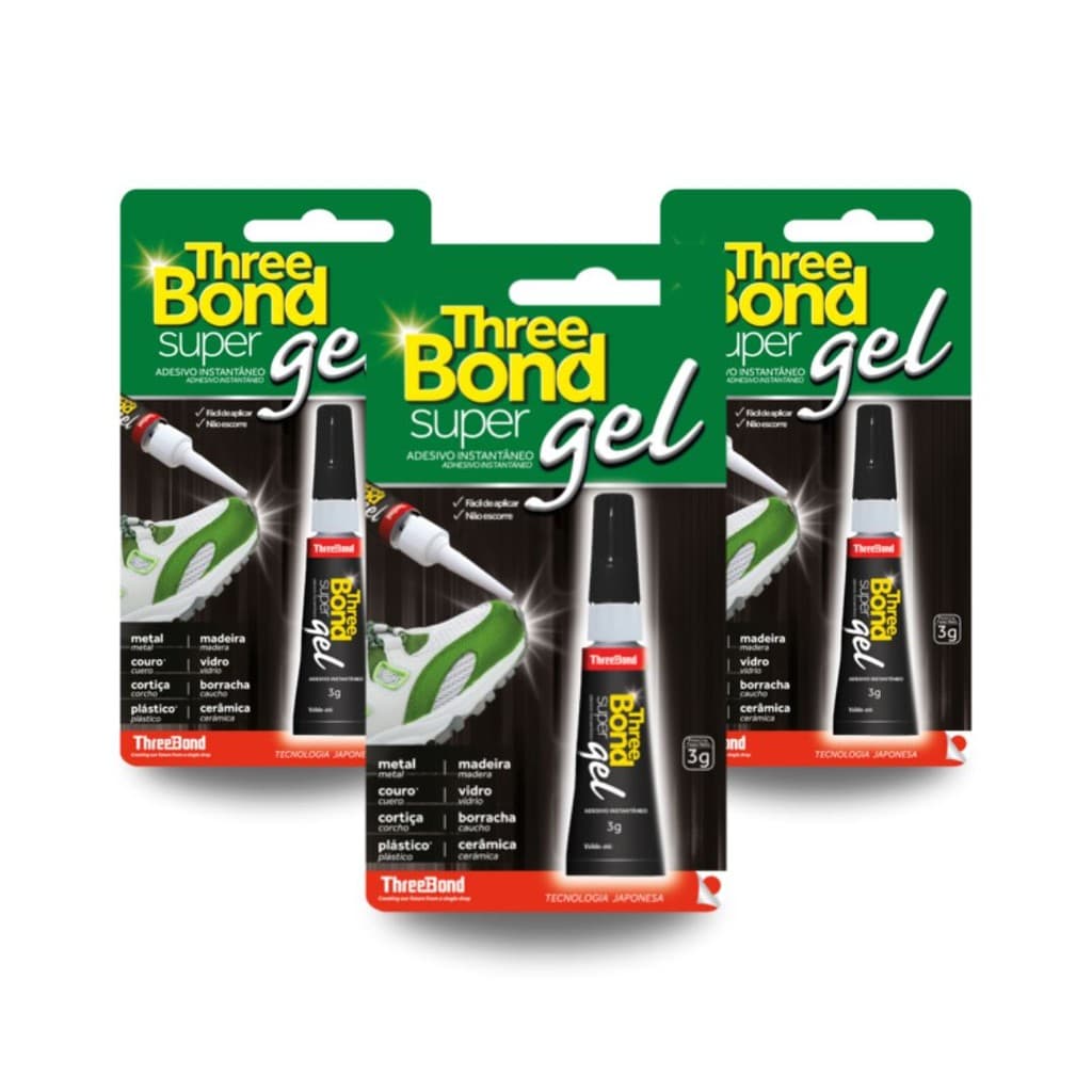 Cola Three Bond Super Gel 3gr KIT C/03UN
