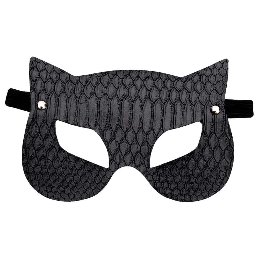 Máscara Mulher Gato Tecido Macio e Confortável Festa a Fantasia