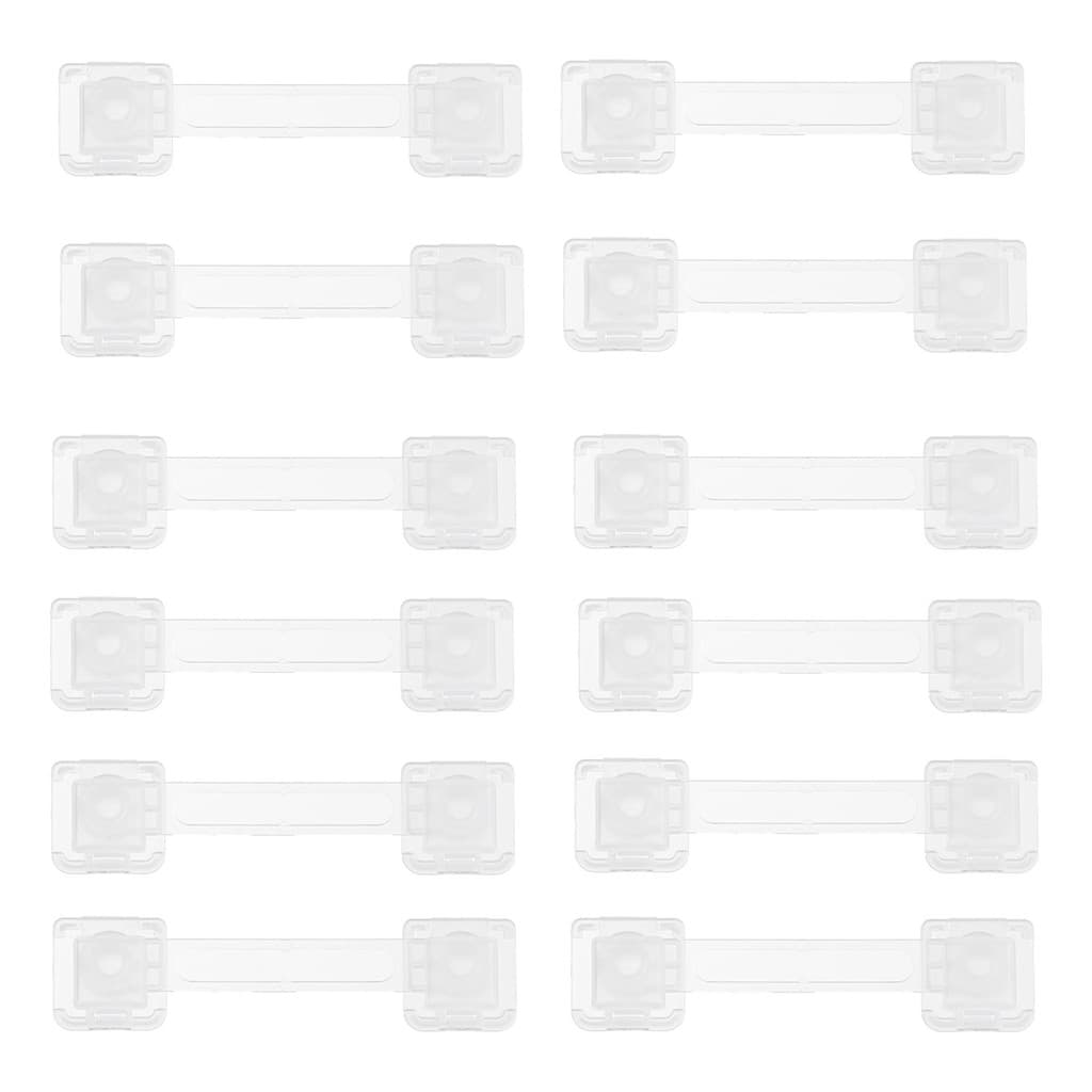 Kit 12 Trava De Gaveta Armário Segurança Protetor Infantil