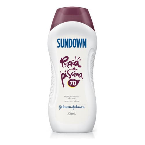 Protetor Solar Praia E Piscina Fps70 200ml Sundown