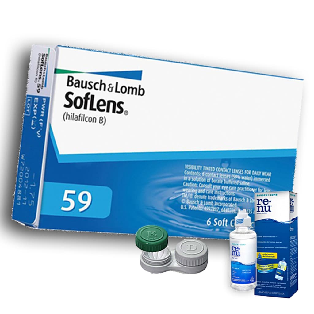 Lente De Contato Bausch + Lomb Soflens 59  uso Mensal