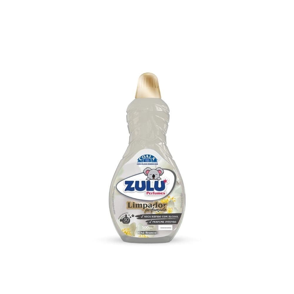 Limpador Perfumado Zulu Perfumes / Coala Chá Branco 500ml