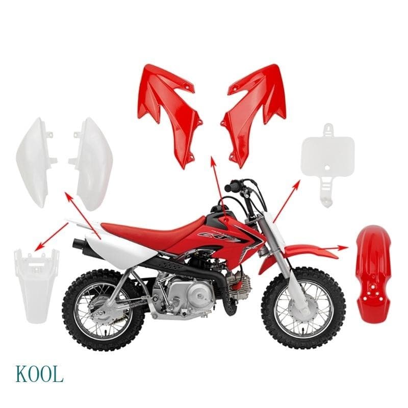 KOOL Motorcycles Kits Carroceria Pára-Lamas Para CRF50 2021 Ano