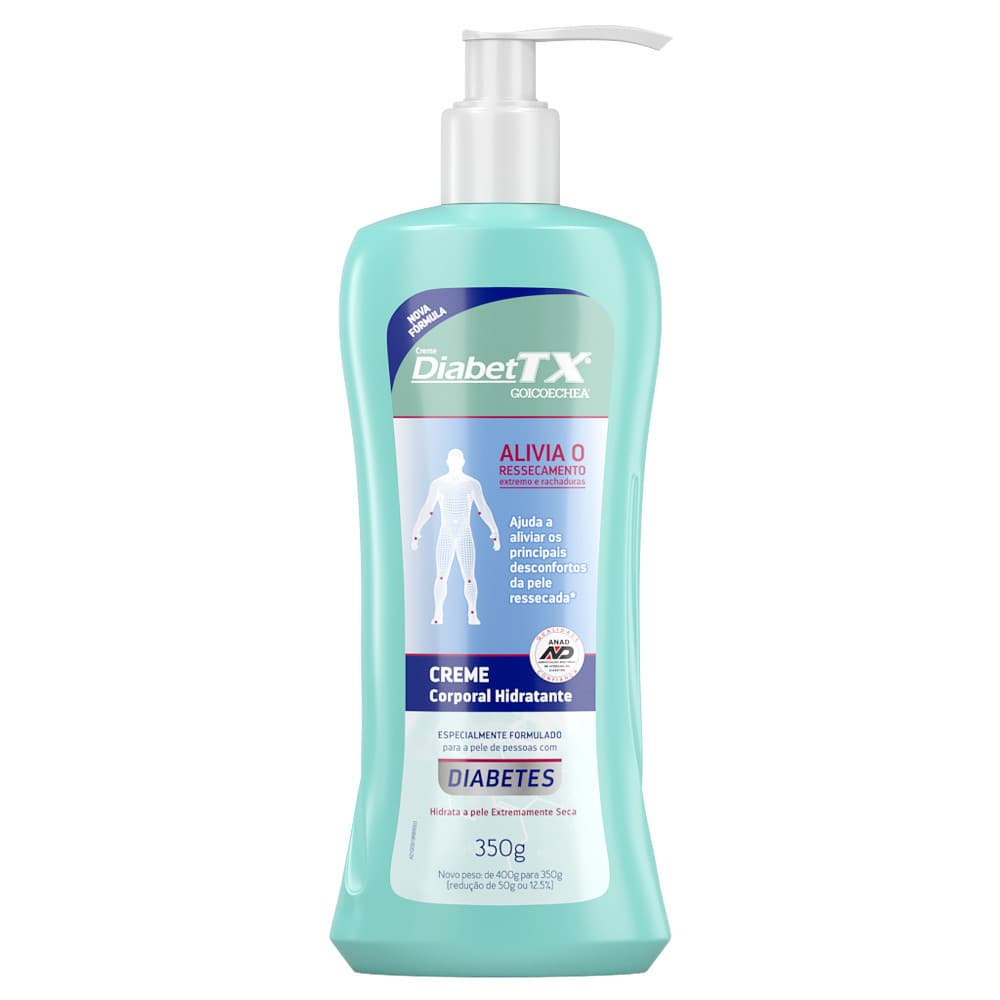 Creme Hidratante DiabetTX Corporal 350g