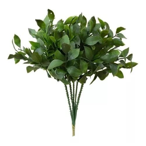Buque De Mini Ficus 24cm Folhagem Artificial Para Decoração