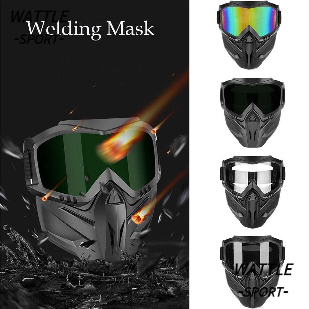 Óculos De Soldagem WATTLE , Soldador De Banda Ajustável Removível , Equipamento De Proteção De Trabalho Resistente A Imp