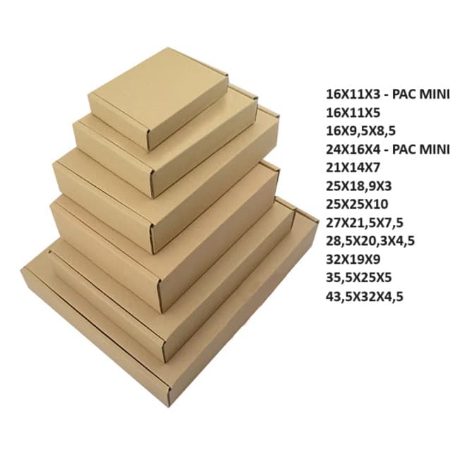 25 Caixas de Papelão Para E-Commerce Embalagem Papelão