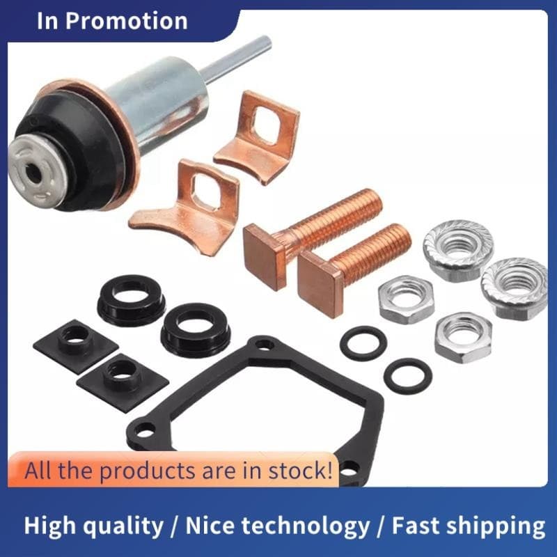 Kit De Reparo Universal De Solenóide De Partida De Motor Conjunto De Contatos De Pistão Para Toyota Subaru Honda