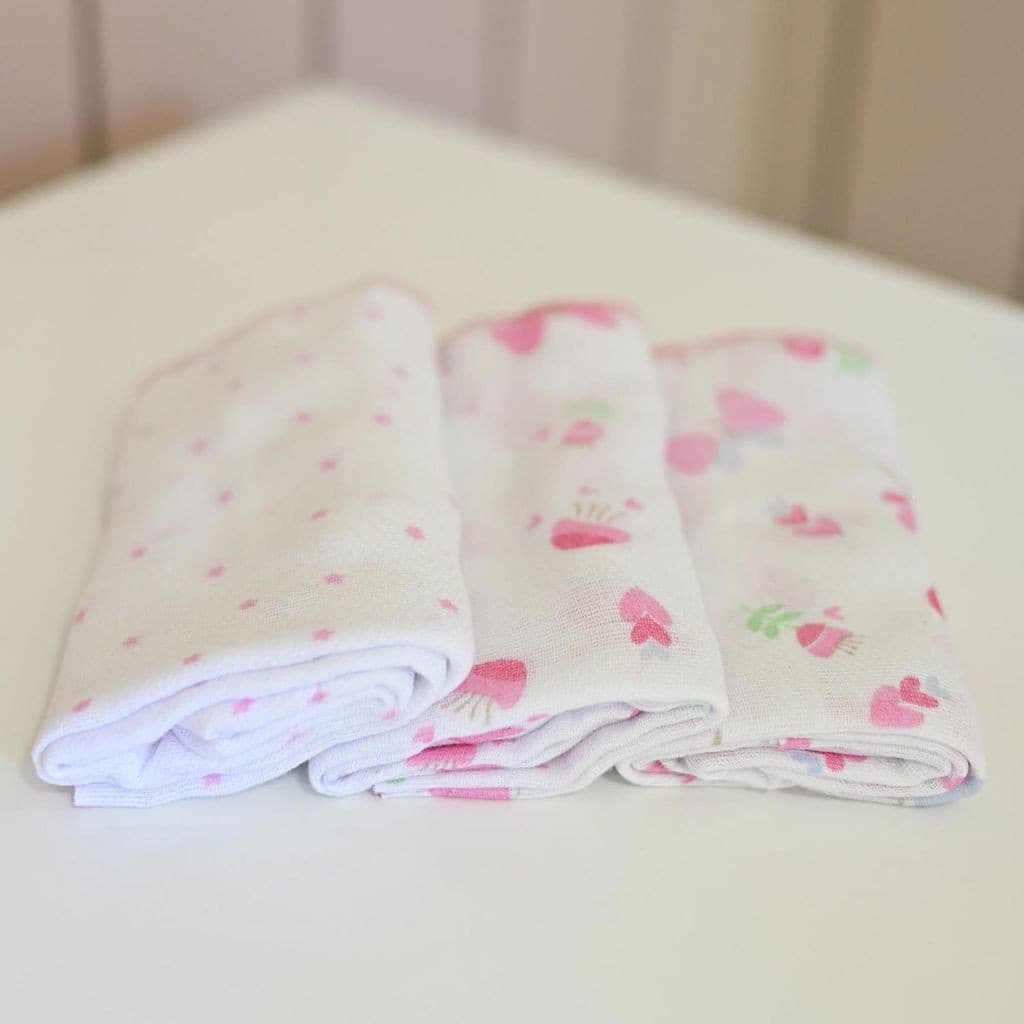 Fralda com 03 Unidades Borboletas Bublim