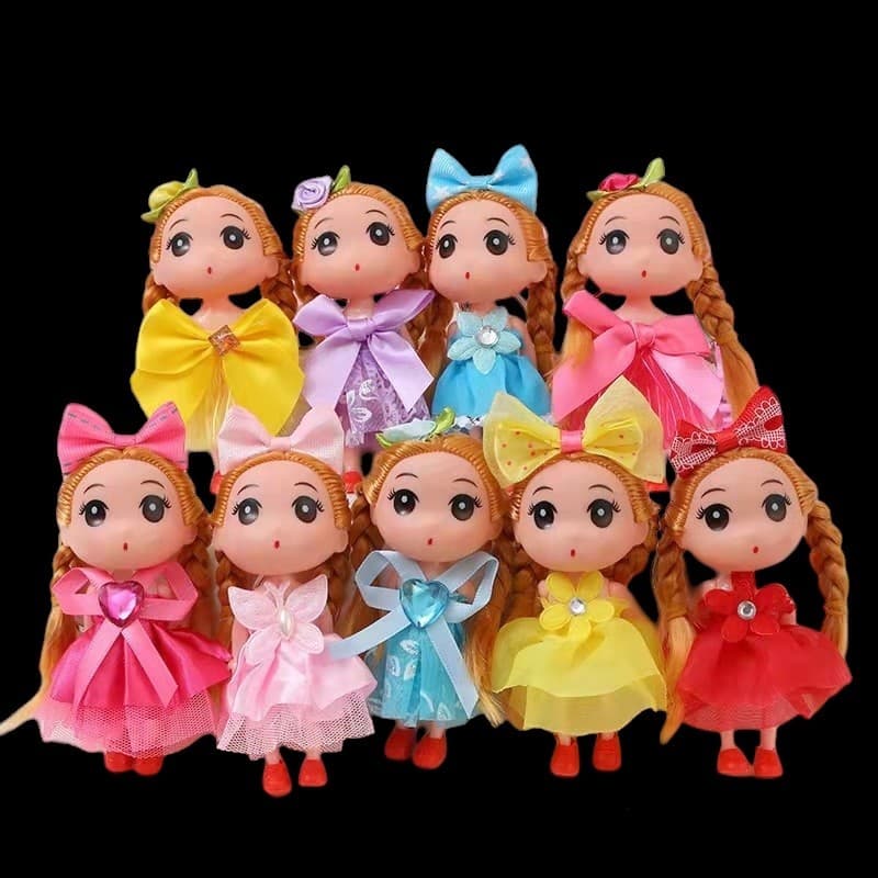 Kit chaveiro Princesa Meninas Messy Boneca  Casamento Noiva Criativo Boneca Presente De Aniversário Do Dia Dos Namorados