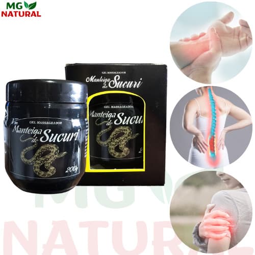 Kit 12 Potes Gel Massageador Manteiga De Sucuri Néctar Banha Extra Forte - 200g Revenda