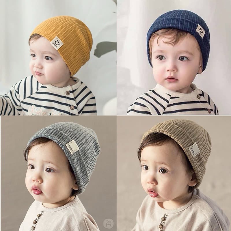 Touca De Frio Gorro Bebê Infantil Beanie Boina menino menina Unissex preto varias cores e modelos