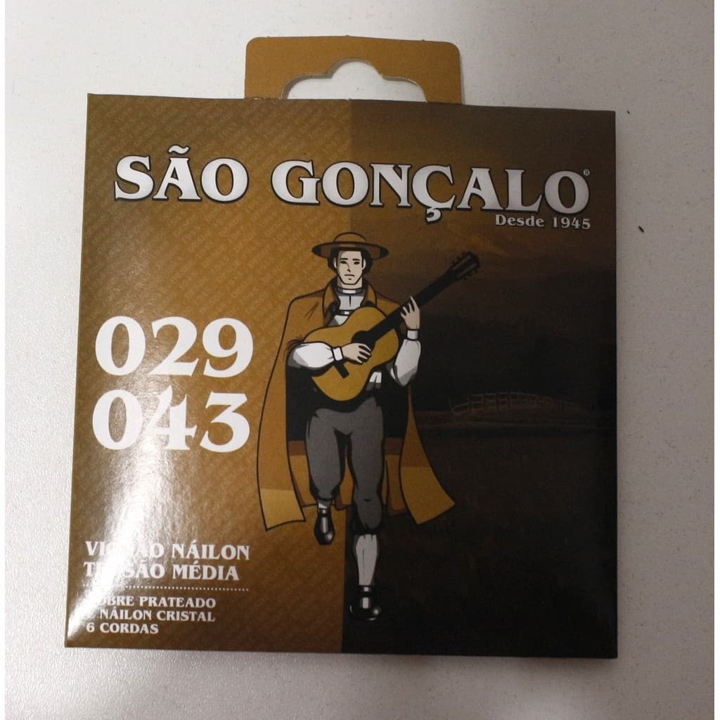 ENCORDOAMENTO SÃO GONÇALO VIOLÃO NYLON CRISTAL 029