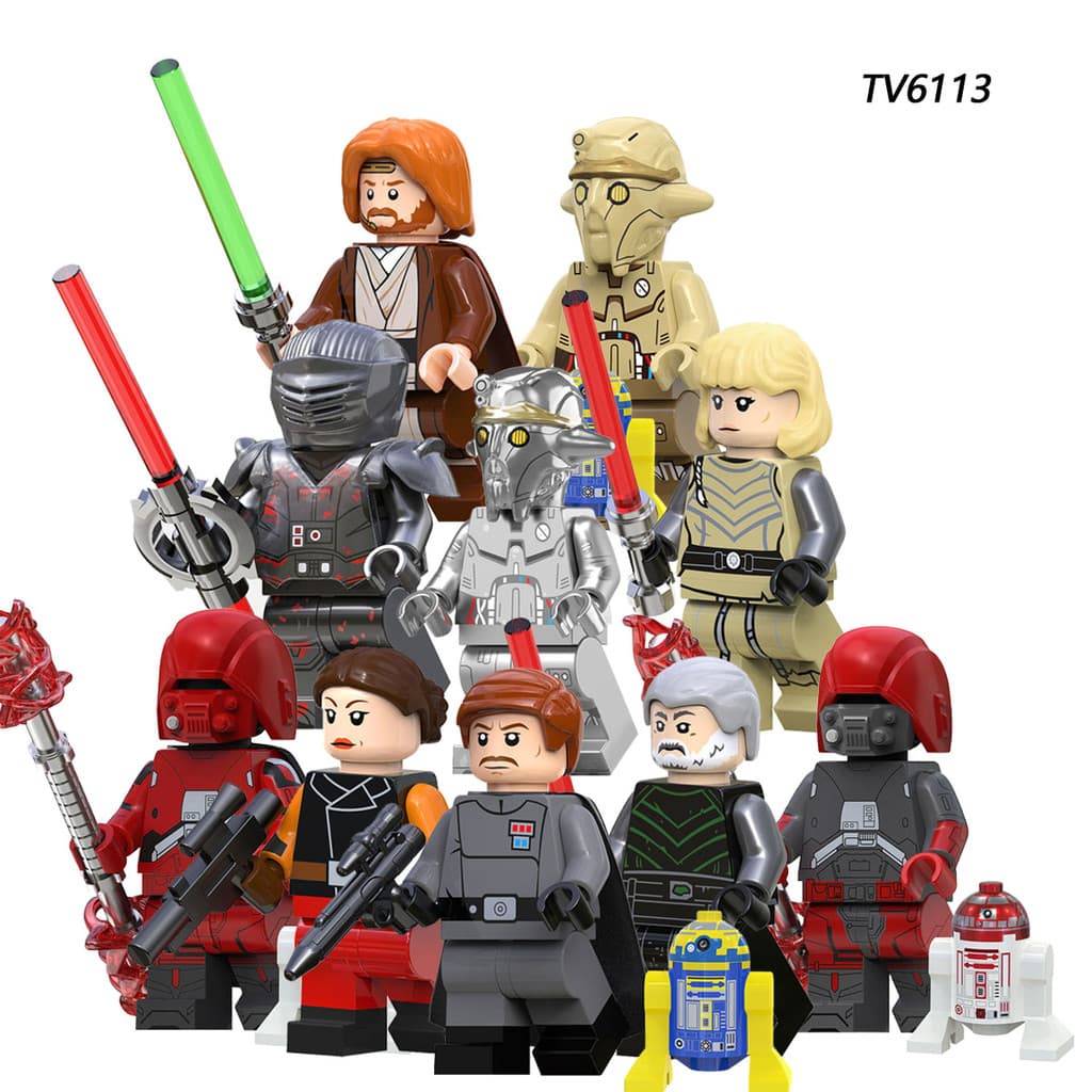 Amidala Wulff Yularen Baylan Skolll Shin Hati HK87 Assassino Droid Space Wars Bloco De Construção Brinquedos