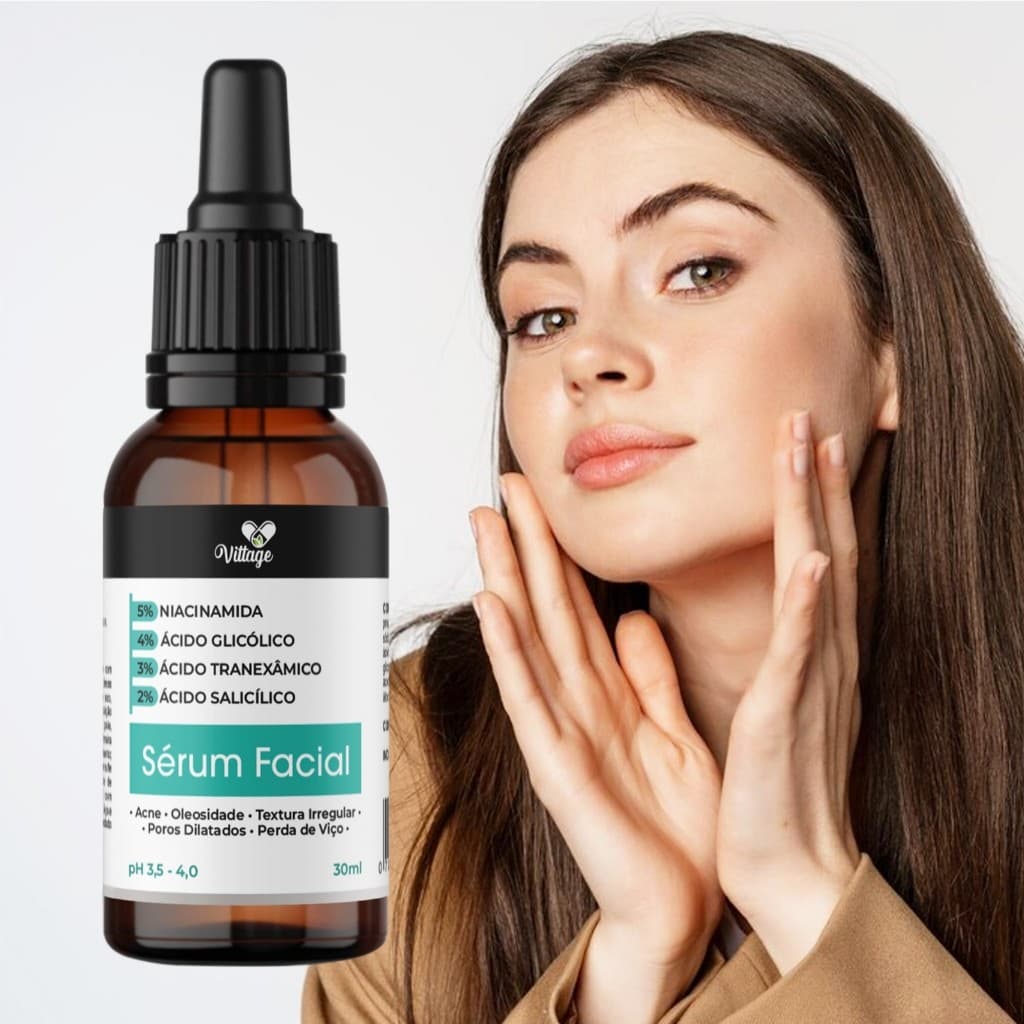 Sérum hidratante Clareador de Manchas Facial Vitage 30ml