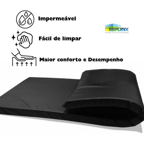 Colchonete De Academia D80 Impermeável Fitness 100x60x3 Cm