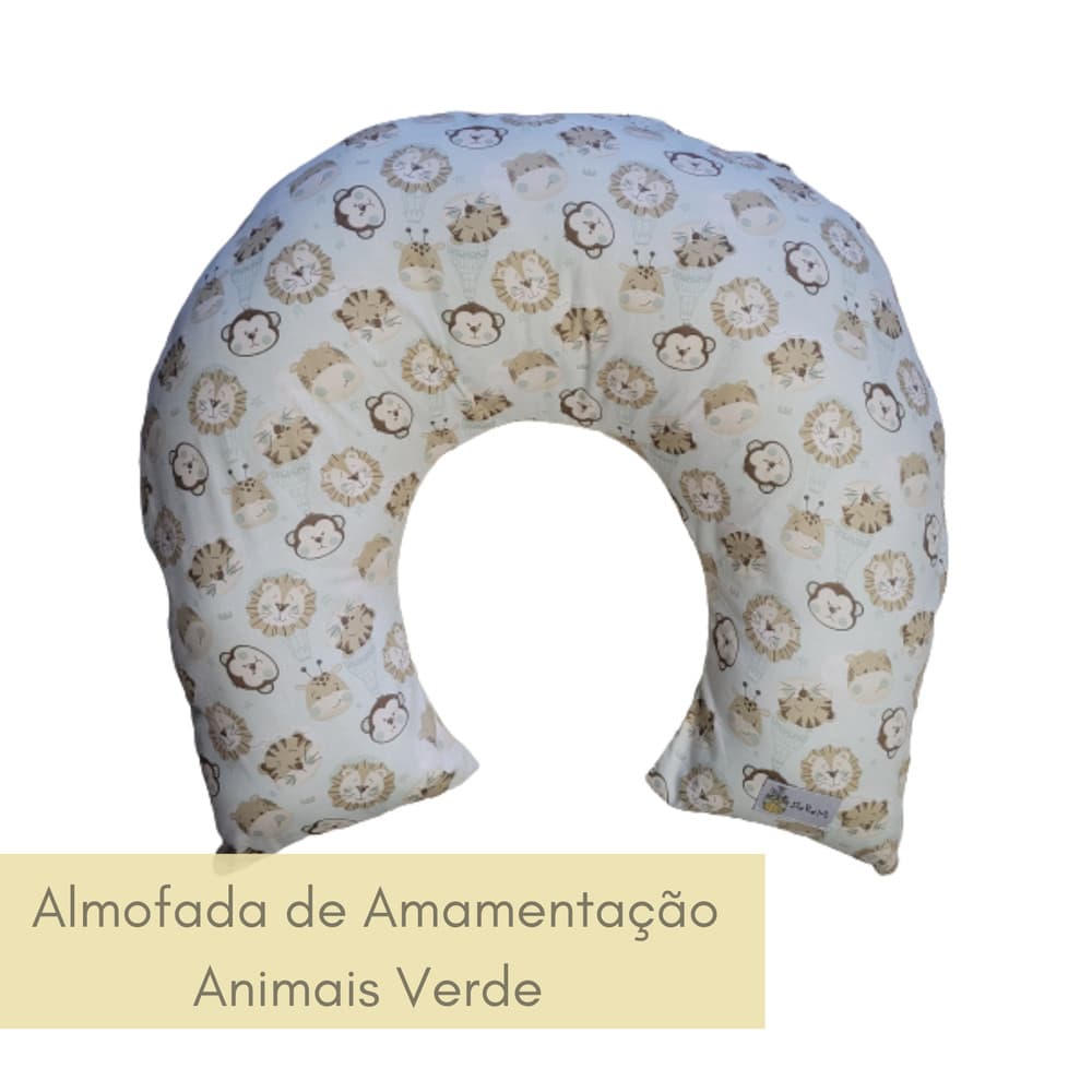 Almofada de Amamentação Algodão Conforto Mães e Bebês