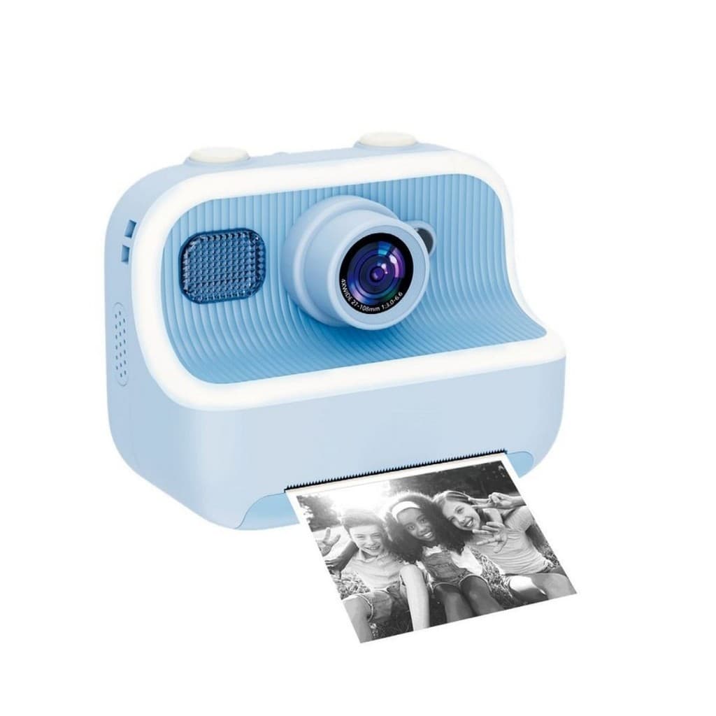 Câmera Fotográfica Instantânea Filmadora 32gb HD Azul - Zoop