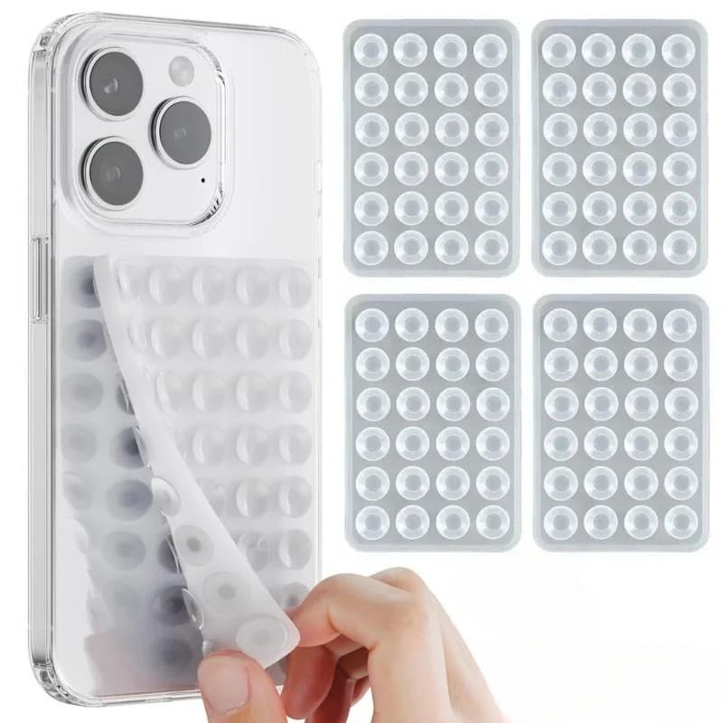 [Wholesale] Silicone Ventosa-Lado Duplo , Viscoso-Para Ladrilhos Cerâmicos De Vidro-Suporte Telefone De Almofada Adesiva De Borracha De-Adesivo Costas