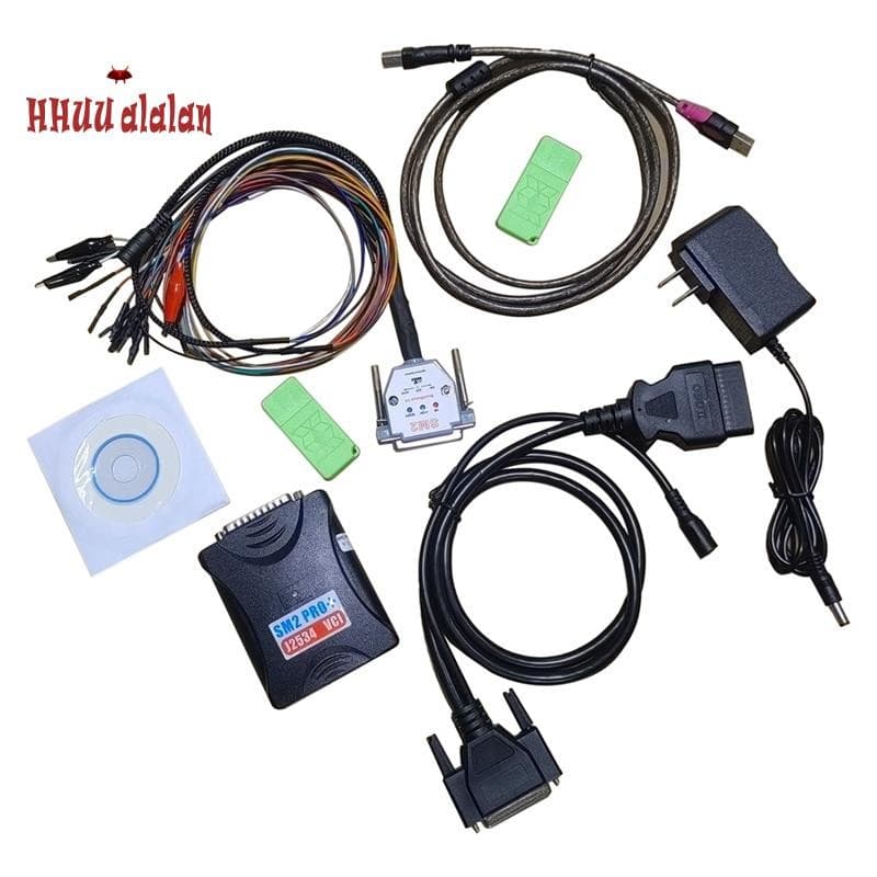 SM2 Pro J2534 VCI ECU Master OBD2 Ler E Escrever 67IN1 + PCM EEPROM FLASH Banco OBD Ferramenta 1.20/1.21 Chip Tuning Eua