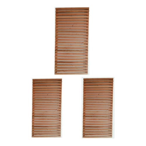 Kit 3 Pc Jardim Vertical Treliça Madeira Para Horta Varanda