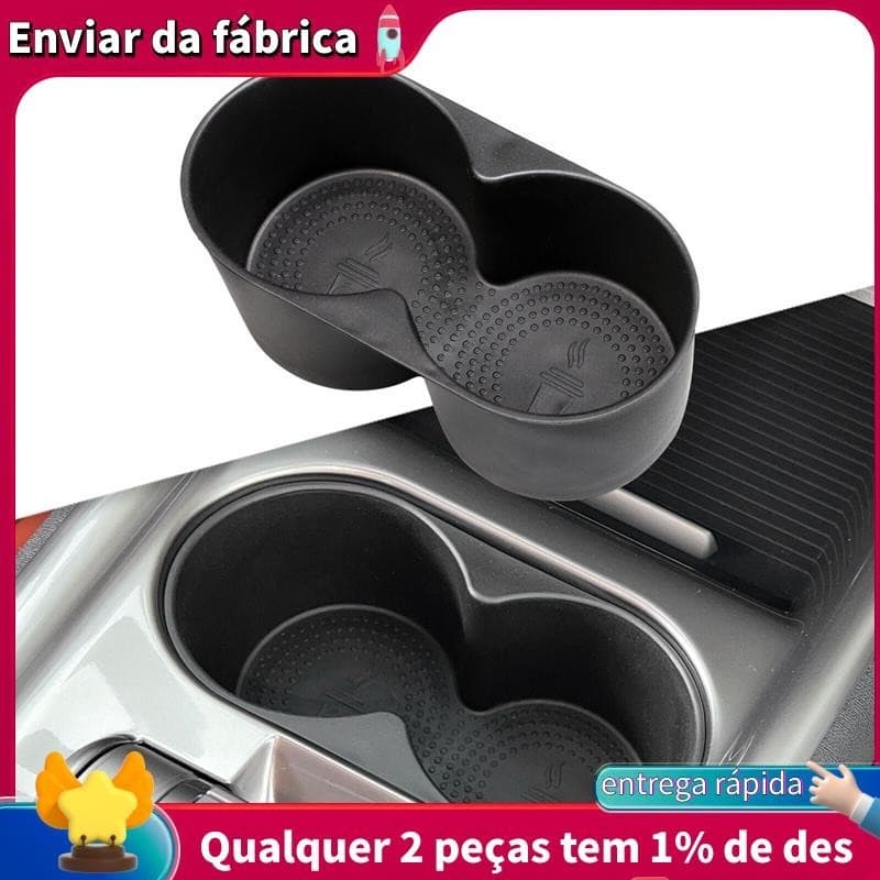 Para O BYD Dolphin Atto 2 2023 2024 EV Carro Controle Central Porta-Copos De Água Acessórios De Inserção De Peças Componentes