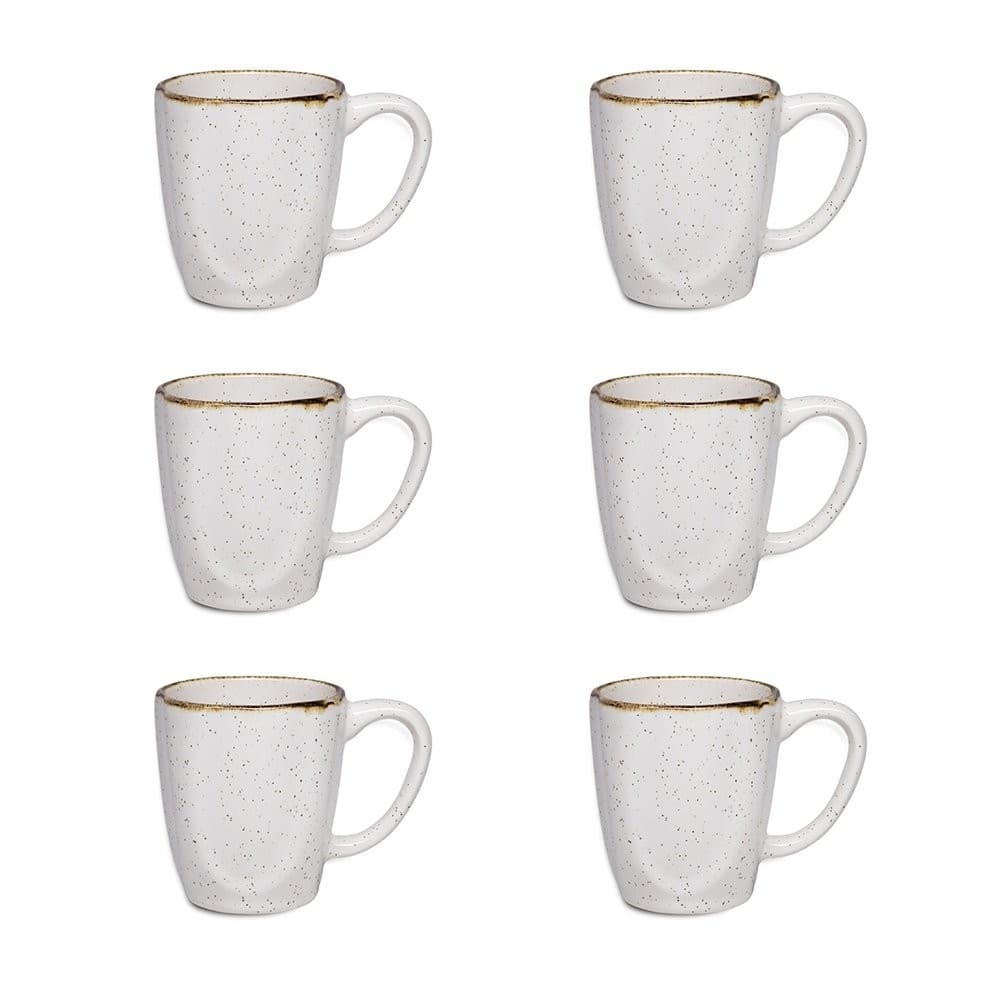Conjunto 6 Canecas em Porcelana 260ml Ryo Maresia Oxford