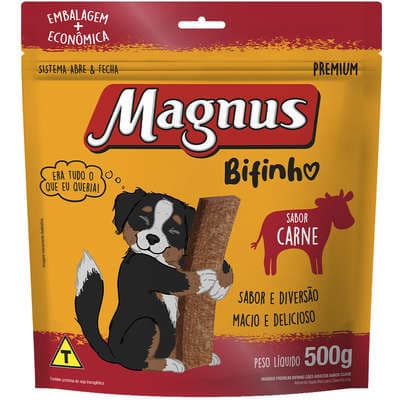 Bifinho Magnus para Cães Adultos Sabor Carne - 500g